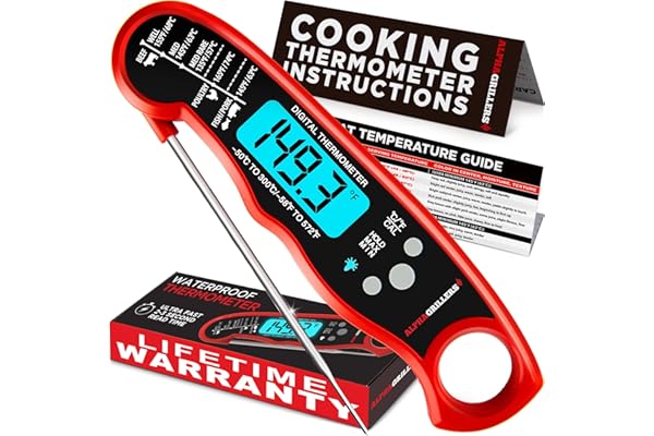 Alpha Grillers Meat Thermometer Digital - Instant ...