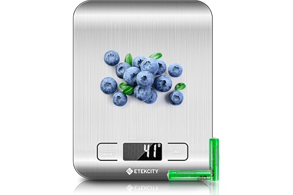 Etekcity Food Kitchen Scale, Digital Grams and Oun...